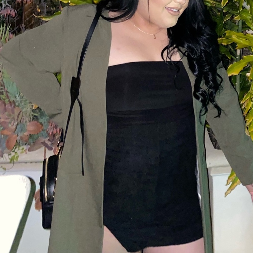 Long Calvin Klein blazer coat